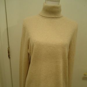 Talbots Cashmere Turtleneck Sweater L